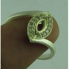 925 Sterling Silver Mount Ring, Shape Marquise, MRI-0016